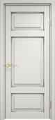 Дверь межкомнатная "Ол55" X002672 (массив ольхи, белый грунт, патина серебро, микрано)
