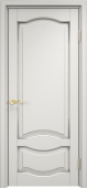 Дверь межкомнатная "Ол33" X002772 (массив ольхи, белый грунт, патина серебро, микрано)