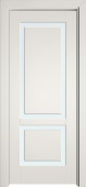Дверь межкомнатная "Классико ветро бьянко Визион" X0031037 (МДФ, белая эмаль, стекло матовое)