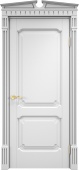 Дверь межкомнатная "Ол7/2" X002717 (массив ольхи, белая эмаль)