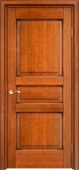 Дверь межкомнатная "Ол5" X002832 (массив ольхи, медовый, патина)