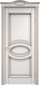 Дверь межкомнатная "Ол26" X002759 (массив ольхи, белый грунт, патина орех)