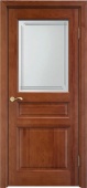 Дверь межкомнатная остекленная Ш5 сосна (коньяк) коллекция Классика