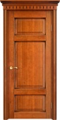 Дверь межкомнатная "Ол55" X002857 (массив ольхи, медовый, патина)