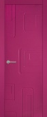 Дверь межкомнатная "Модерно россо Лабиринт" X0031054 (МДФ, красная эмаль)