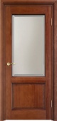 Дверь межкомнатная остекленная Ш117/2 сосна (коньяк, патина) коллекция Классика