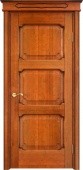 Дверь межкомнатная "Ол7/3" X002843 (массив ольхи, медовый, патина)