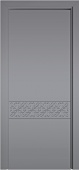 Дверь межкомнатная "Модерно гричо Моно 8" X0031077 (МДФ, серая эмаль)