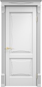 Дверь межкомнатная "Ол6/2" X002715 (массив ольхи, белая эмаль)
