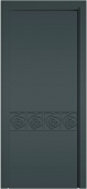 Дверь межкомнатная "Модерно гричо Моно 9" X0031078 (МДФ, серая эмаль)