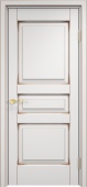Дверь межкомнатная "Ол5" X002664 (массив ольхи, белый грунт, патина орех)
