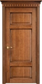 Дверь межкомнатная "Классико фореста ноче Рим 55" X002924 (массив ольхи, орех 10%, патина)