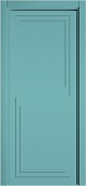 Дверь межкомнатная "Модерно лагуна блу Моно 13" X0031080 (МДФ, морская волна эмаль)