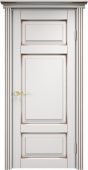 Дверь межкомнатная "Ол55" X002763 (массив ольхи, белый грунт, патина орех)