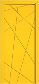 Дверь межкомнатная "Модерно джалло Моно 6" X0031073 (МДФ, жёлтая эмаль)