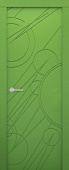 Дверь межкомнатная "Модерно верде Моно 7" X0031074 (МДФ, зелёная эмаль)