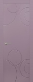 Дверь межкомнатная "Модерно лилла Сиена" X0031048 (МДФ, сиреневая эмаль)
