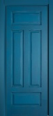 Дверь межкомнатная "Классико лагуна блу Неаполь" X0031040 (МДФ, синяя эмаль, старение)