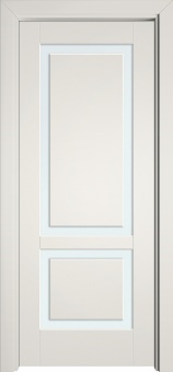 Дверь межкомнатная "Классико ветро бьянко Визион" X0031037 (МДФ, белая эмаль, стекло матовое)