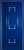 Дверь межкомнатная "Классико лагуна блу" X0031013 (МДФ, синяя эмаль, ручная роспись)