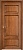 Дверь из массива ольхи межкомнатная "Классико фореста ноче 55" X002923