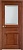 Дверь из массива сосны межкомнатная остекленная Ш5 (коньяк) коллекция Классика