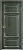 Дверь межкомнатная "Ол55" X002670 (массив ольхи, малахит, патина серебро, микрано)