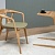 Дизайнерский стул "ВИНАРА" из светлого дерева