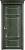 Дверь межкомнатная "Ол55" X002868 (массив ольхи, малахит, патина серебро, микрано)
