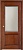 Дверь из массива сосны межкомнатная остекленная Ш117/2 (коньяк, патина) коллекция Классика
