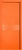 Дверь межкомнатная "Модерно аранцоне Волна 1" X0031062 (МДФ, оранжевая эмаль)