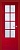 Дверь межкомнатная "Классико ветро россо Лион 8" X0031021 (МДФ, красная эмаль, стекло матовое)