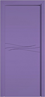 Дверь межкомнатная "Модерно лилла Моно 20" X0031087 (МДФ, сиреневая эмаль)