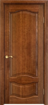 Дверь межкомнатная "Ол33" X002709 (массив ольхи, коньяк, патина)