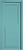 Дверь межкомнатная "Модерно лагуна блу Моно 13" X0031080 (МДФ, морская волна эмаль)