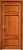 Дверь межкомнатная "Ол55" X002856 (массив ольхи, медовый, патина)