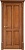 Дверь из массива сосны межкомнатная Ш15 (орех 10%, патина) коллекция Классика