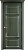 Дверь межкомнатная "Ол55" X002869 (массив ольхи, малахит, патина серебро, микрано)