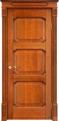 Дверь межкомнатная "Ол7/3" X002844 (массив ольхи, медовый, патина)